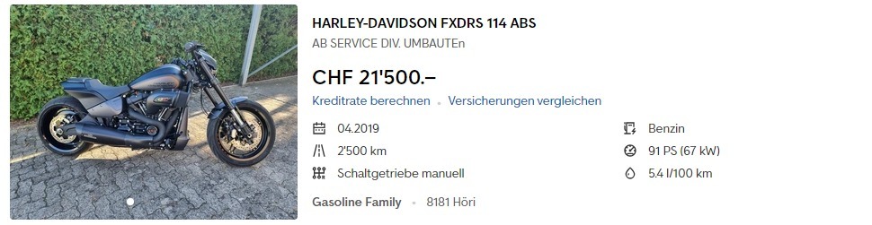 HARLEY-DAVIDSON FXDRS 114 ABS